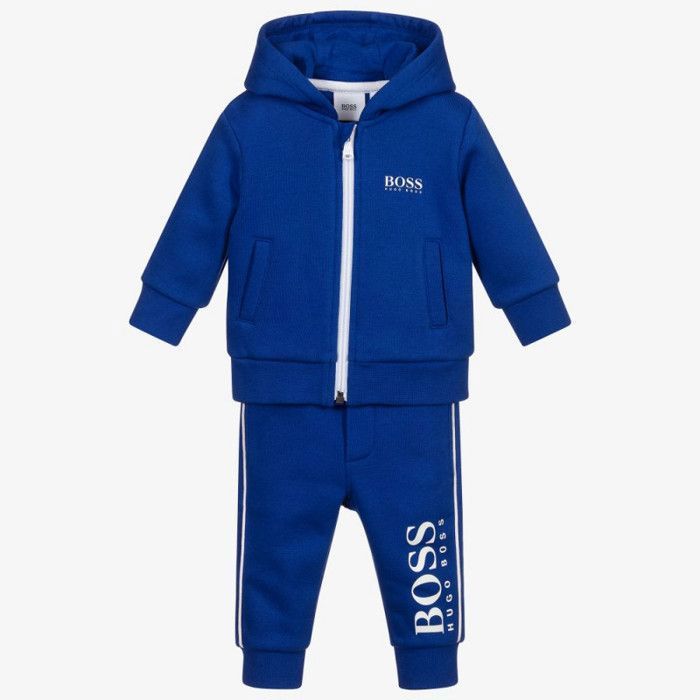 Vêtements Bébé Barboteuse Hugo Boss Ensemble Pour Bébé Boss Bleu