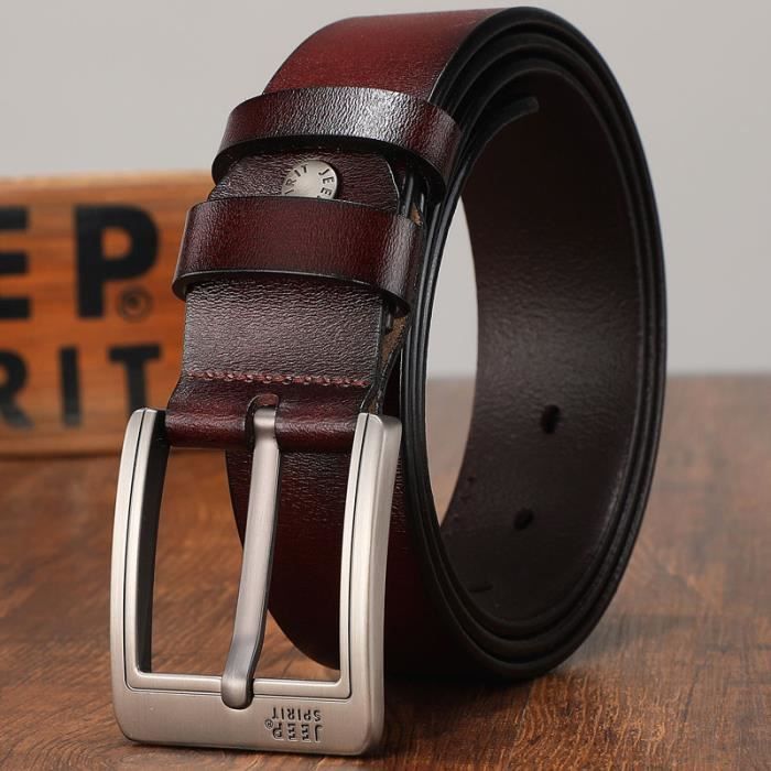 ceinture brune homme