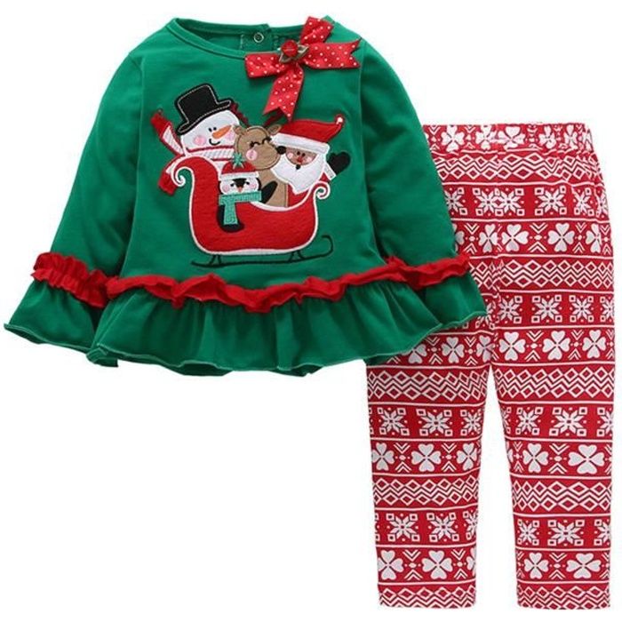 Ensemble Noel Bebe Fille Cdiscount