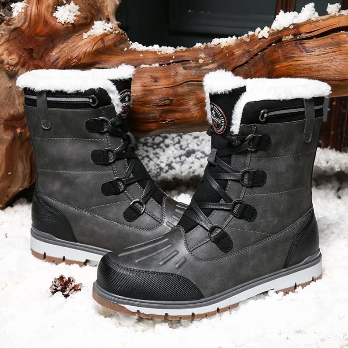 Bottes Homme MR CLASSIC Hiver Confortable en Coton Taille 47