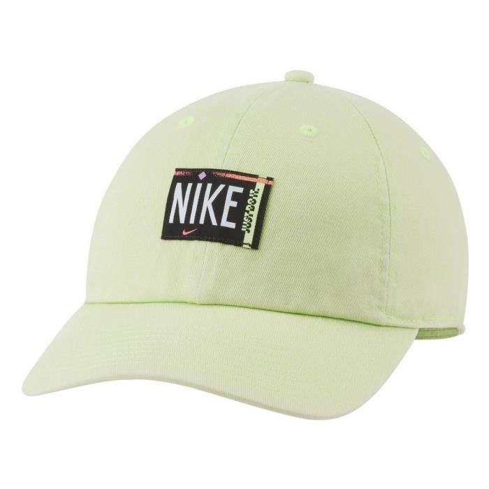 Casquette Jaune Nike Heritage 86 Femme Jaune Cdiscount Pret a Porter