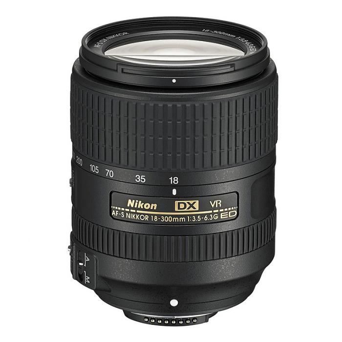 Objectif zoom NIKON AF-S DX 18-300mm f/3.5-6.3G ED VR - Garantie 2 ans