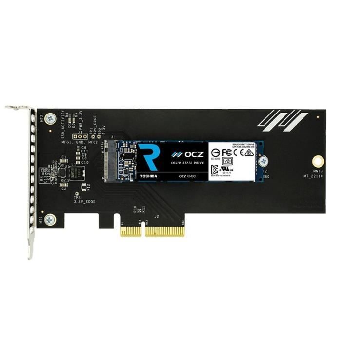 Achat Disque SSD OCZ - RVD400-M22280-1T SSD OCZ OCZ 1TB Toshiba RD400 SÉRIE NVMe M.2 PCI EXPRESS 3.1 X4 pas cher