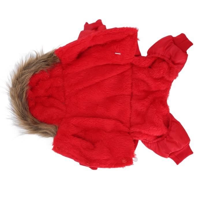 OMABETA sweat à capuche d'hiver pour chien Manteaux d'hiver pour chiens, automne, coton épais, animalerie robe XL pour 160-165 cm