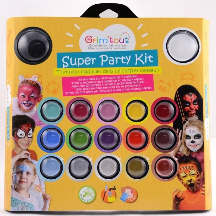 kit de maquillage super party grim tout cdiscount jeux jouets coloriage dumbo s