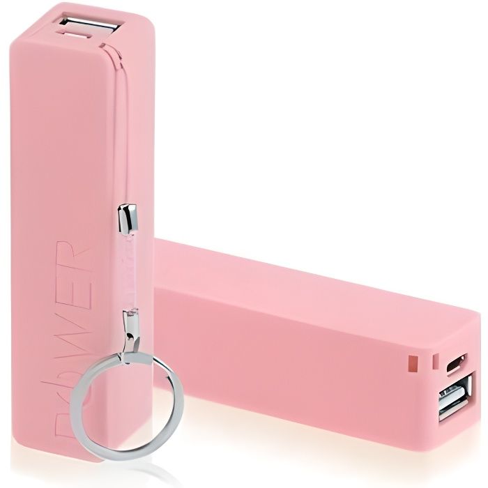 Batterie externe 18800 mAh rose Cdiscount Téléphonie