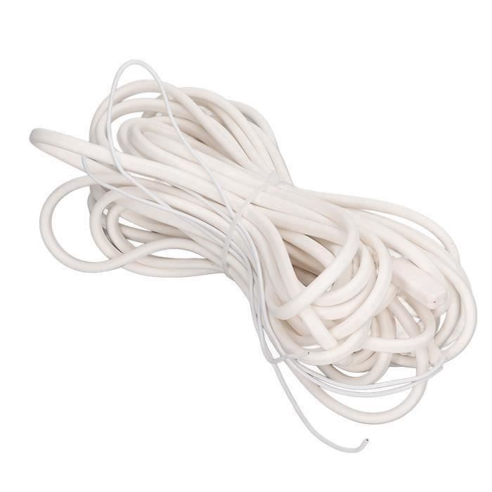 Gaine Gaine Pour Câbles 5m Avec Velcro - Argenté - Pour Regrouper Et Cacher Les Câbles électriques