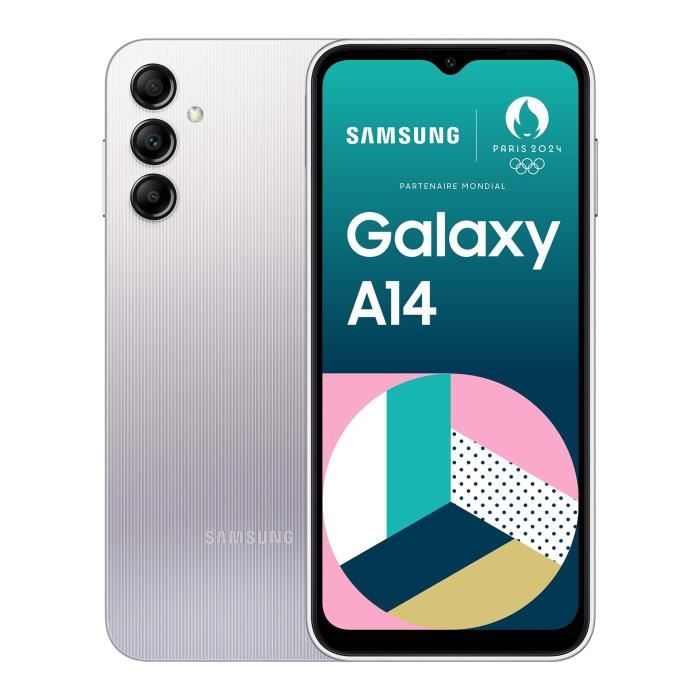 SAMSUNG Galaxy A14 4G Argenté 64 Go
