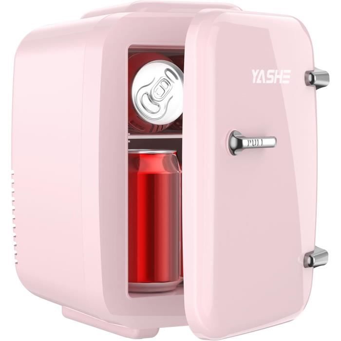 Mini Frigo Citybee 4L Rose - Silencieux 230V/12V Pour Chambre, Bureau, Cosmétiques