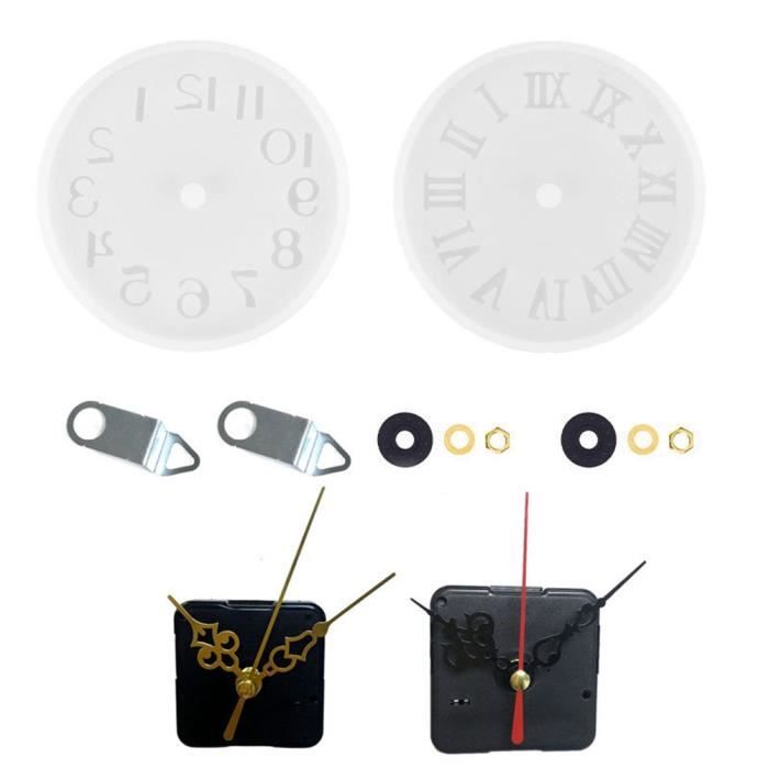 Mécanisme D'Horloge Murale Silencieux - Kit De Réparation Avec Aiguilles - DIY Horlogerie