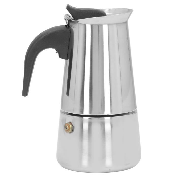 Cafetière Briki de taille moyenne en acier inoxydable pour café grec