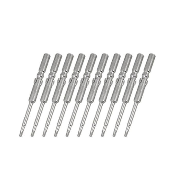 10 Embouts De Tournevis Triangle 2 Mm Avec Queue 5 Mm Achat Vente Tournevis 10 Embouts De Tournevis Cdiscount