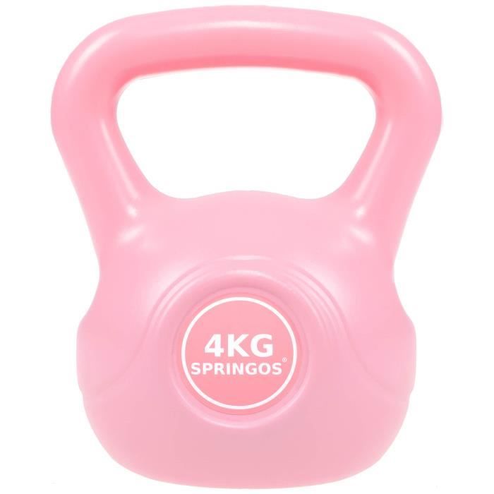Gymtek Kettlebell 4 Kg, Poids Pilates Pour Femmes, Soft Kettlebell Pour Workout Haltere Musculation Avec Poignee Fitness Kettlebells Doux Ideal Fitness Materiel Pour Sport Maison Couleur Menthe