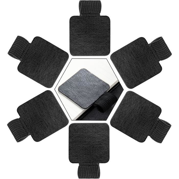 Lot De 8 Porte-stylos En Cuir Avec Boucles élastiques