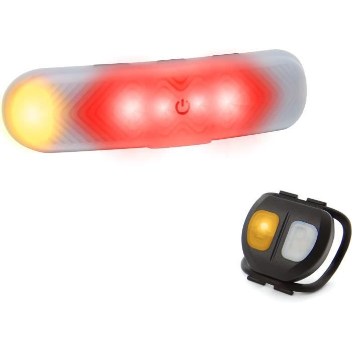 Kit Clignotants Vélo Avec Télécommande Sans Fil - Recharge USB, Haut-parleur 120 DB, étanche - Sécurité Nuit