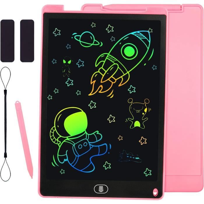 Pack 4 Tablettes Dessin LCD 8,5 Pouces Pour Enfants - Ardoise Magique Colorée Sans Gaspi De Papier