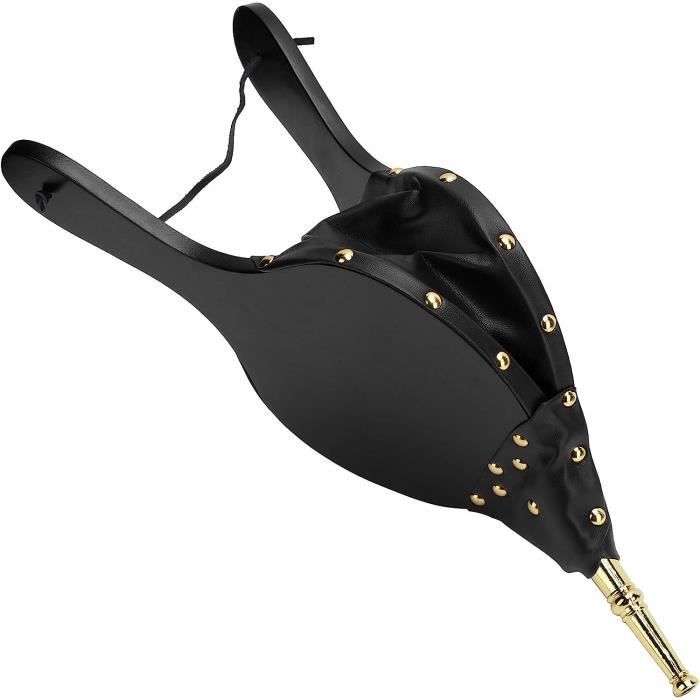 Soufflet De Cheminée Portable En Bois Et Métal - Pour Allumer Et Raviver Le Feu De Cheminée, Barbecue Ou Feu De Camp