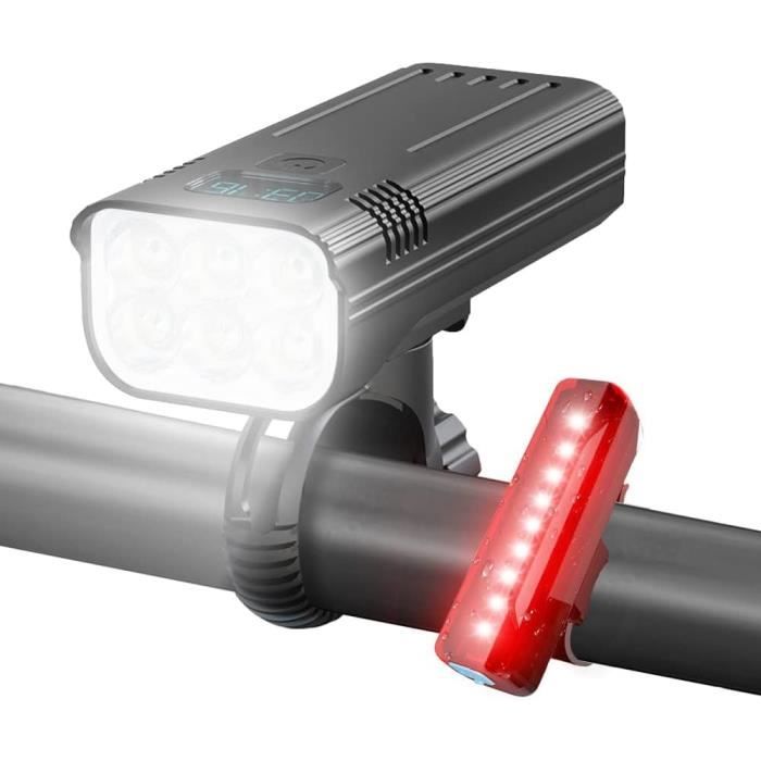 Phare Lampe LED de Vélo 650mh Lumière Vélo Rechargeable Avant et