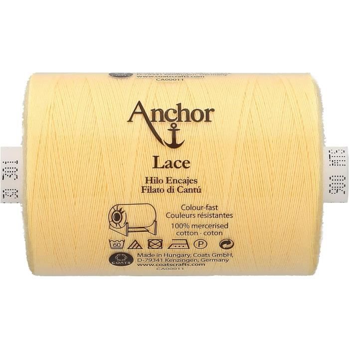 Fil à Coudre TRAHOO - Anchor Lace - Épaisseur 40 - Longueur Du Canon 900m - Couleur 206