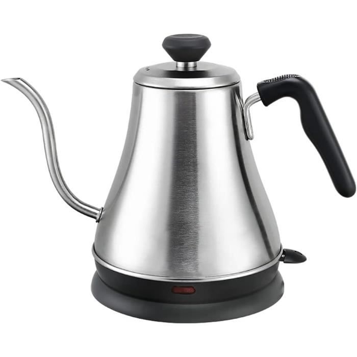 Bouilloire électrique Rapide 0,8L - Inox 304, 800W, Sécurité Auto, Idéale Maison & Bureau