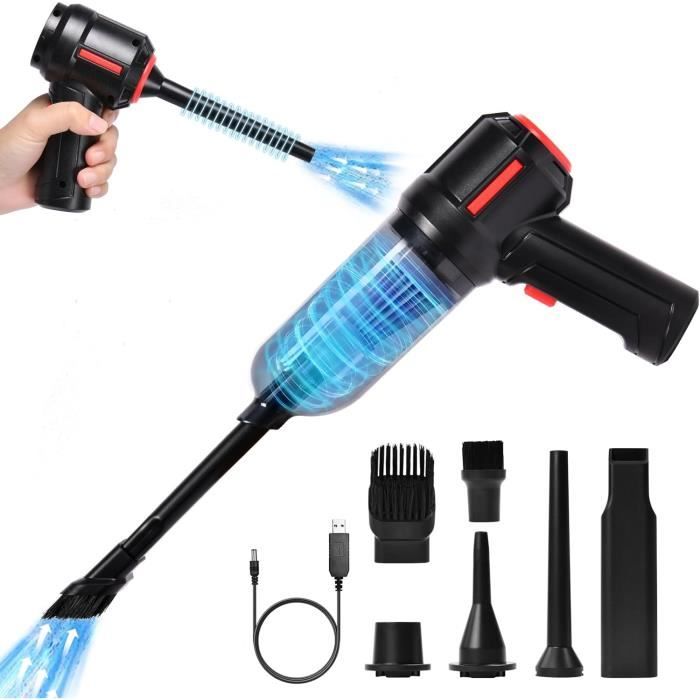 Aspirateur À Main Sans Fil, Aspiration Puissante, Batterie Rechargeable, Brosse, Sûr À Utiliser