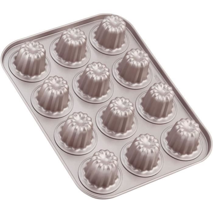 ÉTAIN TARTE POÊLE Gâteau Cannelé Cuisson Plateau Non Adhésif Desseré