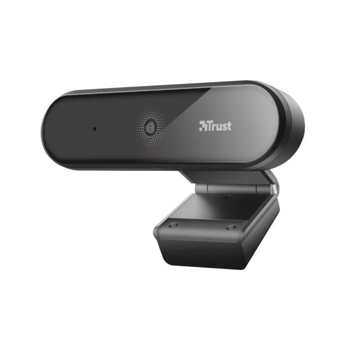 Trust Tyro Webcam Full HD 1080p avec Micro Intégré, Web Caméra d’Ordinateur USB pour PC, Macbook, Mac Video Skype Teams Zoom