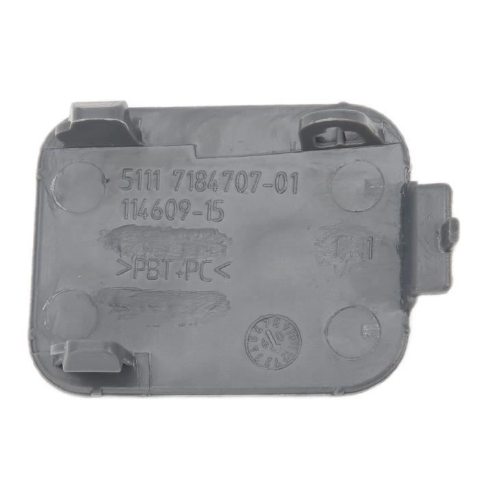 Cache Bmw Série 5 Cache-Crochet Remorquage Suuonee Pour BMW Série 5 E60 E61 - Capot Noir Pare-Chocs Avant 2008-2010 Pièce BMW 51117184708