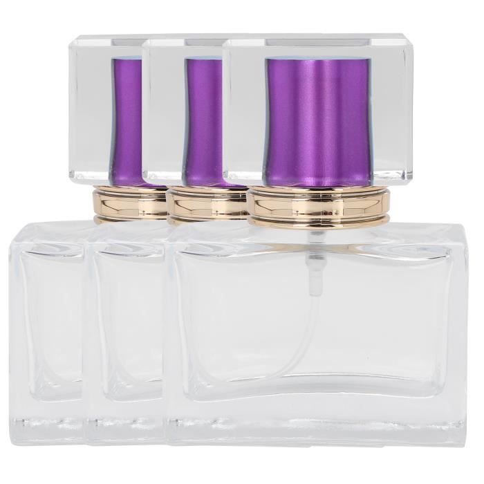 Bouteille De Parfum Vide En Cristal Vintage - Vaporisateur Voyage 10,5x6,5 Cm