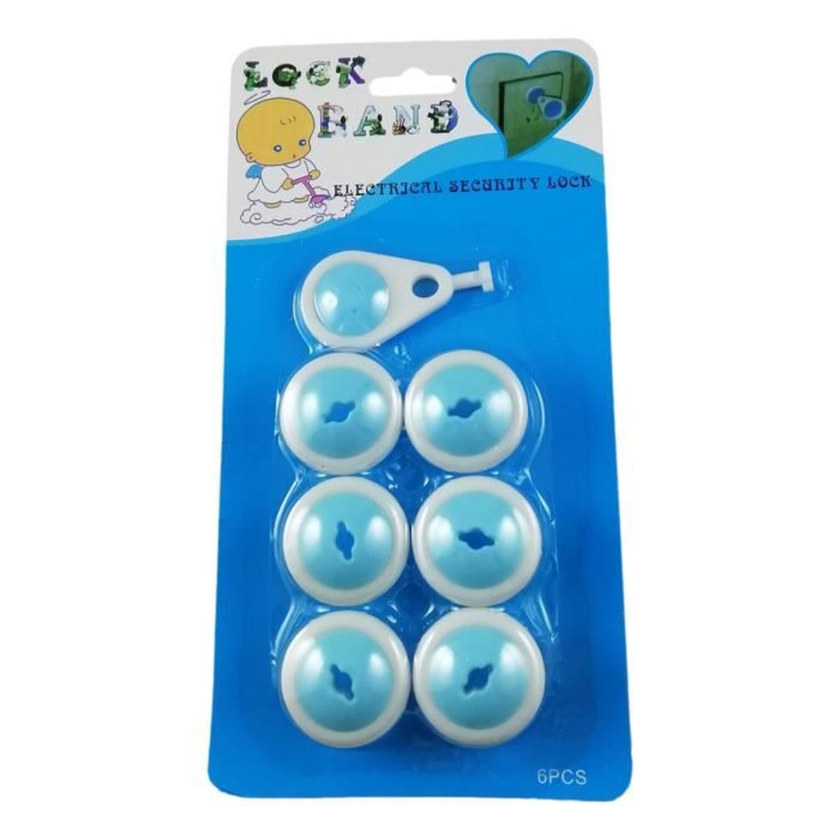 6 X Protection De Securite Enfant Bebe Cache Prise Electrique Rotation Verrou Cdiscount Puericulture Eveil Bebe