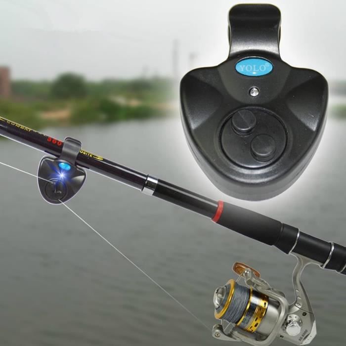 Keenso Lot de 2 détecteurs de touche LED pour canne à pêche en mer - Signal  LED sensible - Verrouillage de type autres outils et accessoires de pêche :  : Sports et Loisirs
