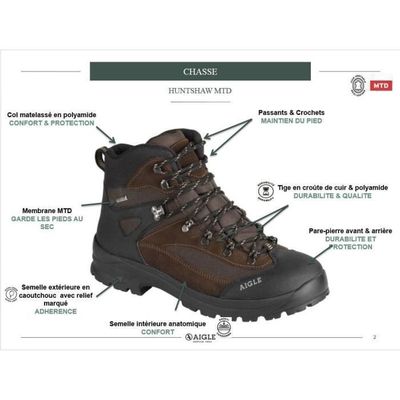 chaussure aigle chasse
