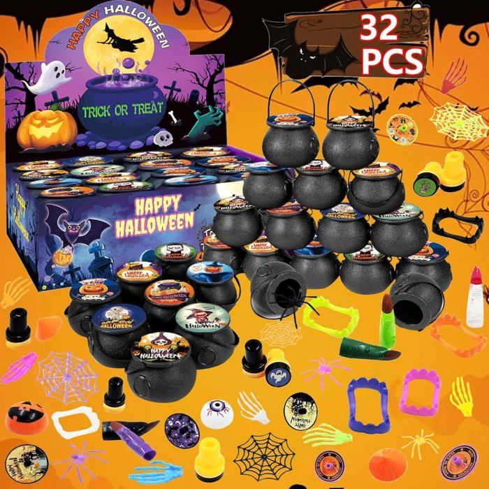 Lot De 12 Jouets à Remonter Halloween - Cadeaux Et Décorations Amusants Pour Fête, Bonbons Et Goodies