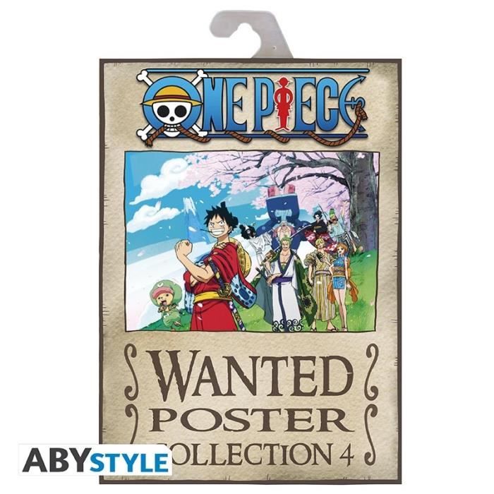 DESSIN de l'avis de recherche de Luffy One Piece 