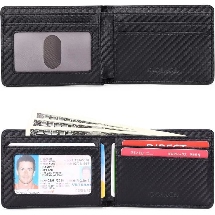 Portefeuille Femme SENDEFN En Cuir Véritable - Petit Format Avec Protection RFID - Multiples Fentes Cartes