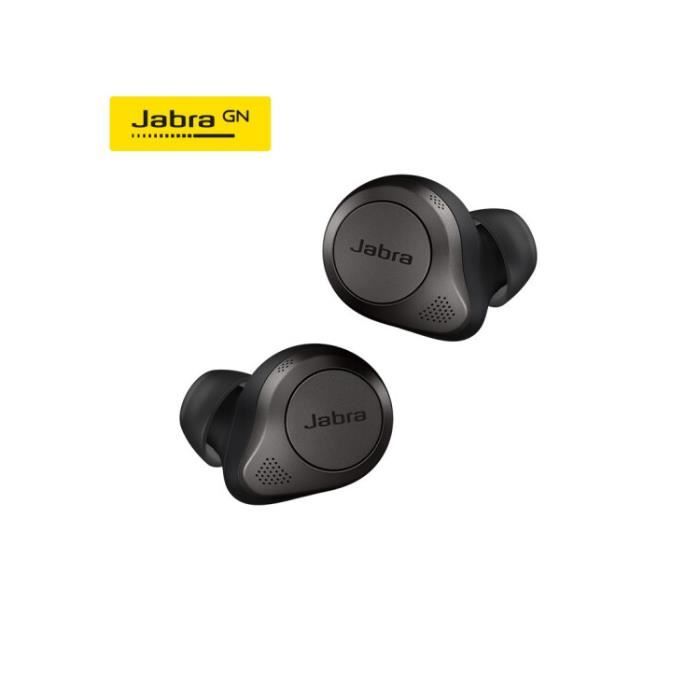 Oreillette Bluetooth sans fil Jabra Elite 85t True Noir de titane