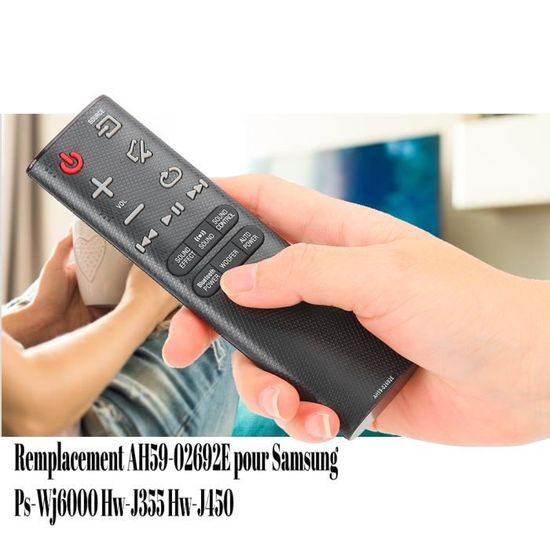 AH59-02692E Télécommande de remplacement de la barre de son audio pour  Samsung Ps-Wj6000 Hw-J355 Hw-J450 : : High-Tech
