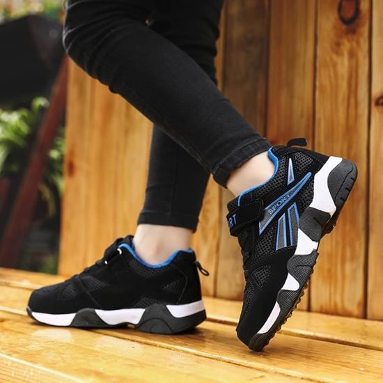 Chaussures De Sport Enfants - Garçons Filles, Semelle Caoutchouc, Velcro, Légeres | Pour Courir, Tennis, Loisirs