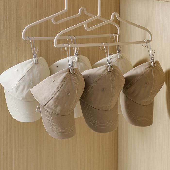 Pinces À Linge, 25Pcs Pinces À Linge En Acier Inoxydable Avec Crochets Ligne De Lavage Clips