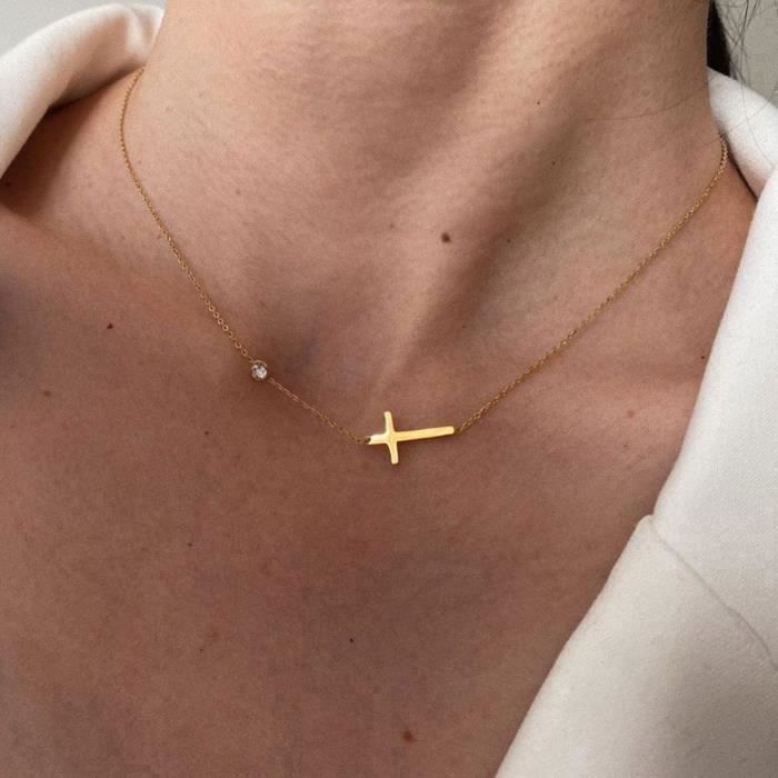 Collier pendentif Vierge Marie pour femme et homme Bijoux religieux et