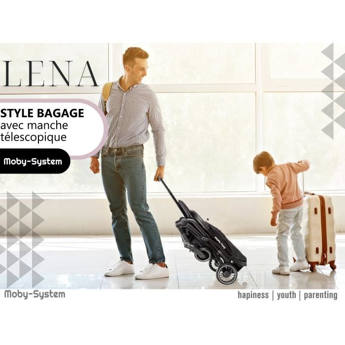 Poussette valise compacte pour voyage pour bébé - Mini pouce
