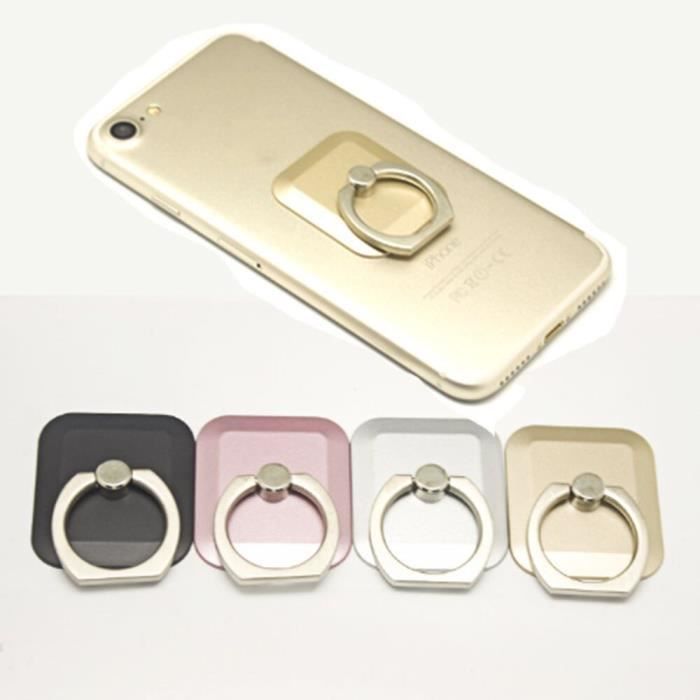 8 couleurs doigt porte anneau pour téléphone portable tablette pc