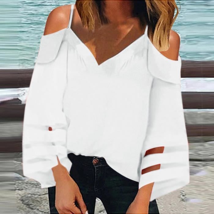 Blouse epaule dénudée store
