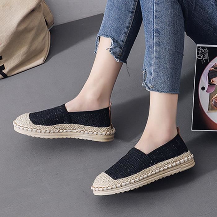 Espadrille confortable femme outlet