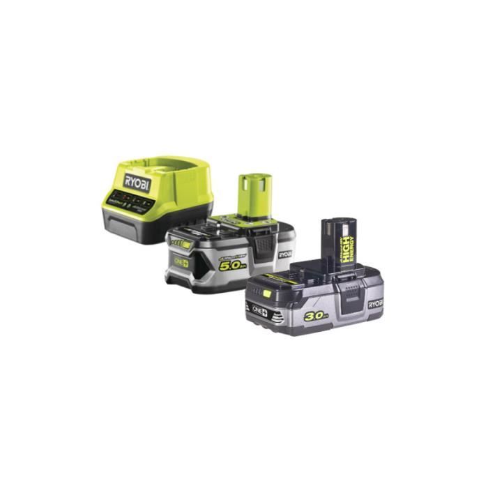 Pack RYOBI Tondeuse 18V Brushless RY18LMX37A 150 1 Batterie 3.0