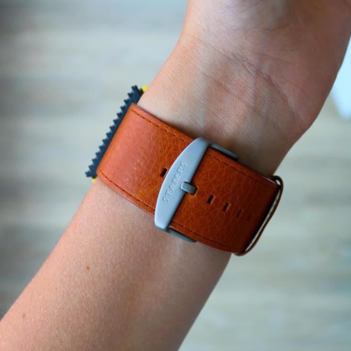 Bracelet Mixte PAUL HEWITT Couleur Moutarde & Argent - Taille M - Neuf Avec étiquettes