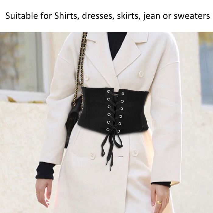 Ceinture corset noir online