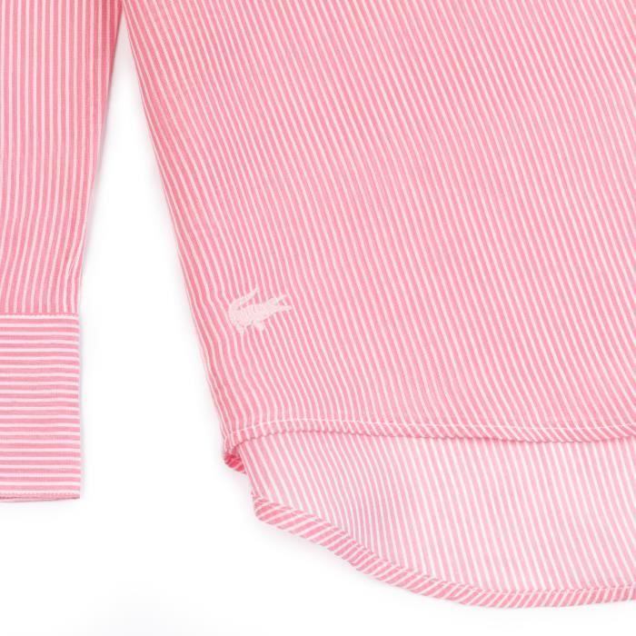 Chemise lacoste online femme rose