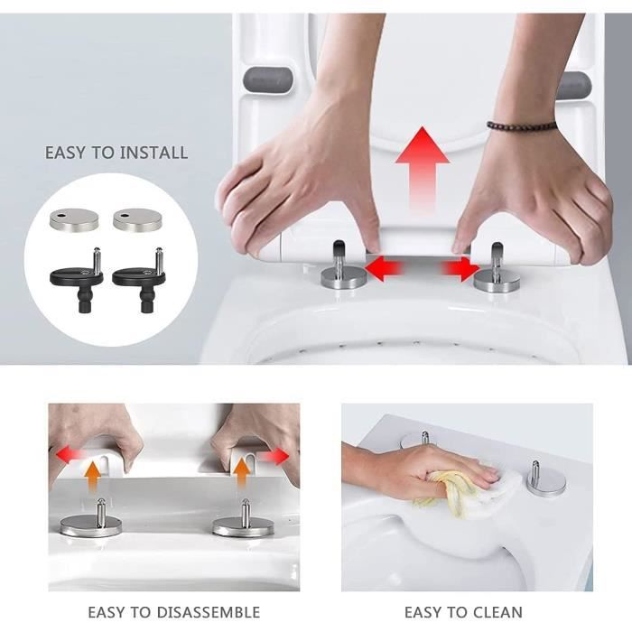 Abattant toilette sales avec reducteur intégré