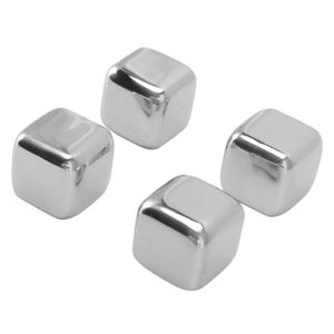 Lot De 8 Glaçons Réutilisables Acier Inoxydable Avec Pince Et Bac - Refroidissement Sans Dilution